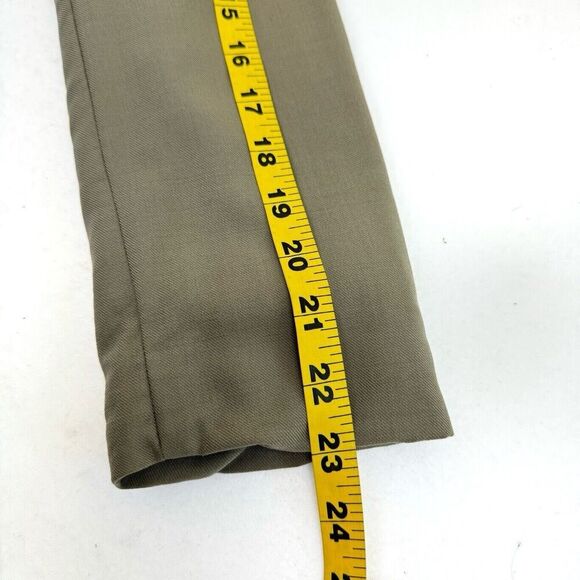 Calvin Klein Wool Jacket Coat Sz 6 Taupe 3 Button Single Breasted Lined Woman’s - Picture 14 of 16